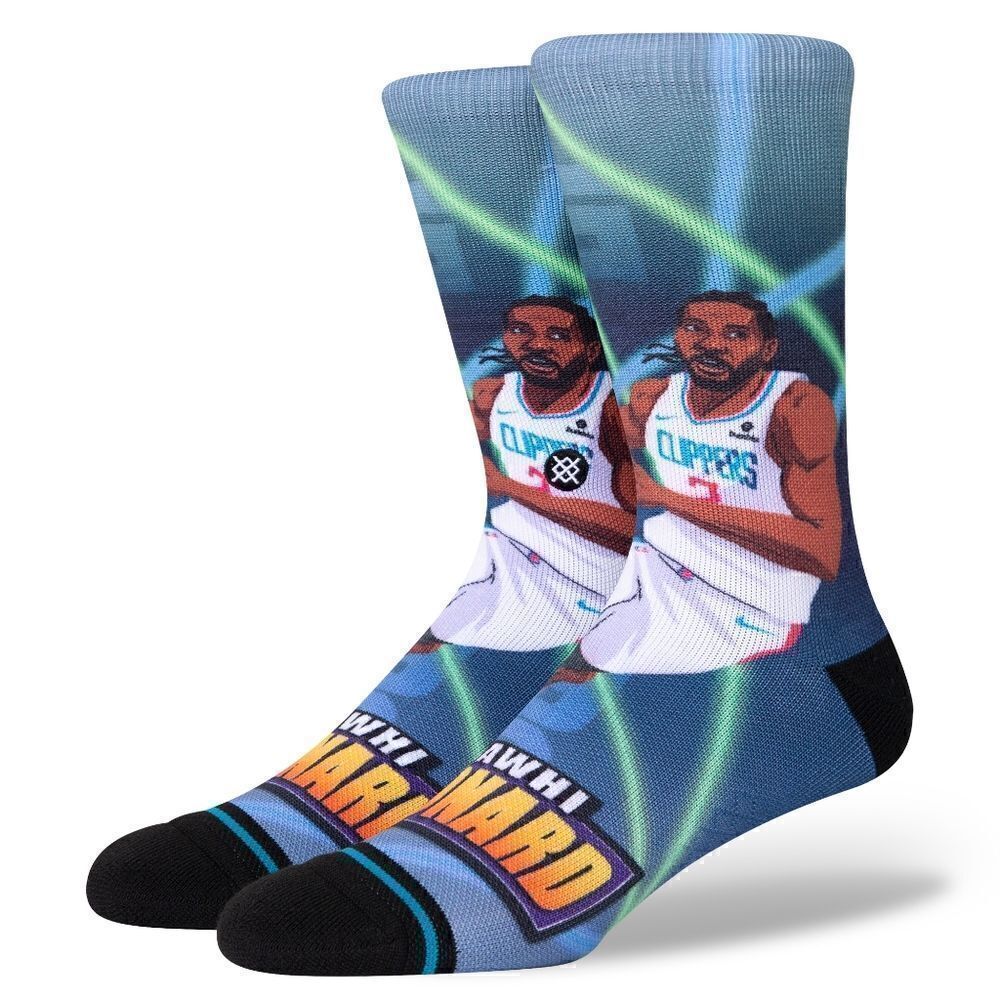 Stance NBA Kawhi Leonard Fast Break Crew Socks Los Angeles Clippers Large L New